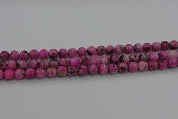 CHM222 15.5 inches 8mm round dyed hemimorphite beads wholesale