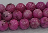 CHM223 15.5 inches 10mm round dyed hemimorphite beads wholesale