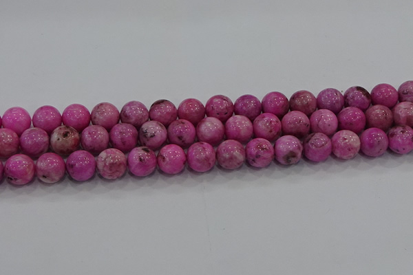 CHM224 15.5 inches 12mm round dyed hemimorphite beads wholesale