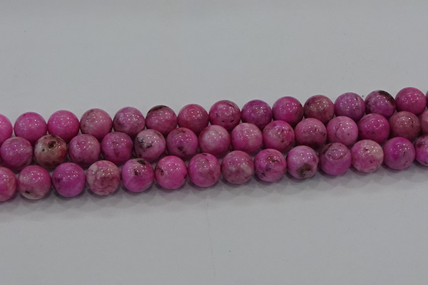 CHM225 15.5 inches 14mm round dyed hemimorphite beads wholesale