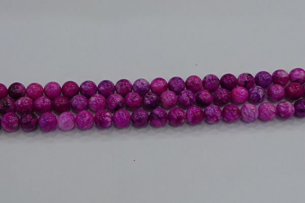 CHM230 15.5 inches 8mm round dyed hemimorphite beads wholesale