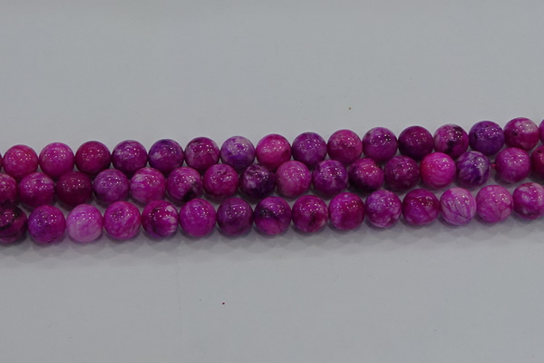 CHM232 15.5 inches 12mm round dyed hemimorphite beads wholesale