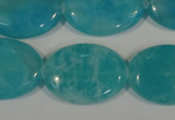 CHM28 15.5 inches 18*25mm oval blue hemimorphite beads wholesale