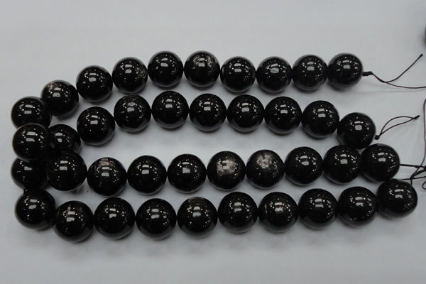 CHS05 15.5 inches 20mm round natural hypersthene gemstone beads