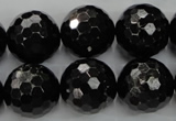 CHS50 15.5 inches 18mm faceted round natural hypersthene beads