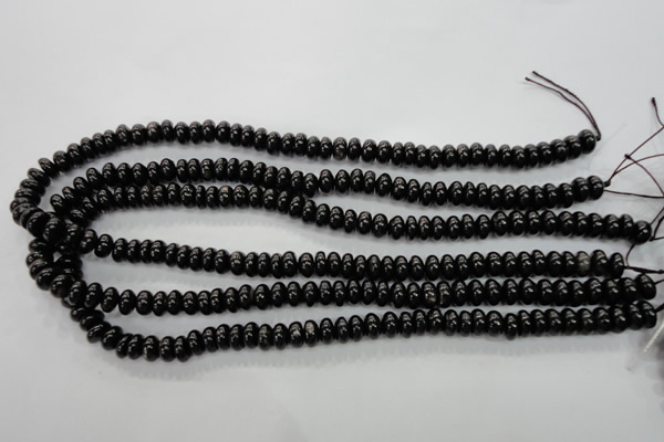 CHS54 15.5 inches 4*8mm rondelle natural hypersthene beads