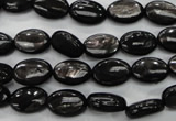 CHS70 15.5 inches 8*12mm oval natural hypersthene beads