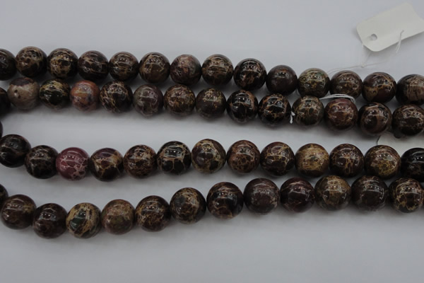 CIJ115 15.5 inches 12mm round dyed impression jasper beads wholesale