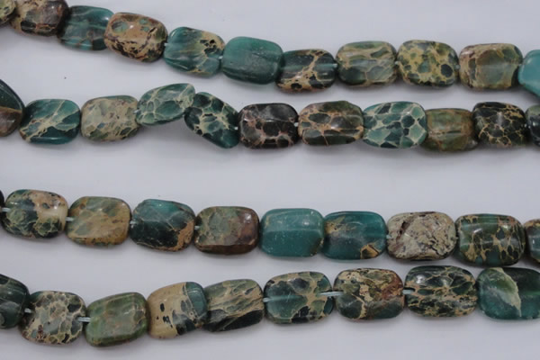 CIJ72 15.5 inches 12*16mm rectangle impression jasper beads wholesale