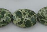 CIJ80 15.5 inches 13*18mm oval impression jasper beads wholesale