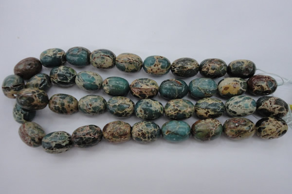 CIJ93 15.5 inches 15*20mm drum impression jasper beads wholesale