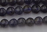 CIL100 15.5 inches 4mm round iolite gemstone beads wholesale