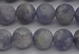 CIL110 15.5 inches 8mm round matte iolite gemstone beads