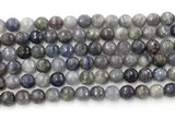 CIL119 15.5 inches 8mm faceted round iolite gemstone beads