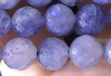 CIL124 15.5 inches 8mm faceted round iolite gemstone beads