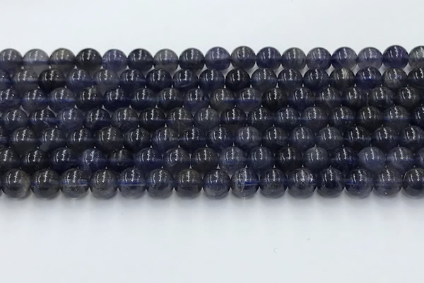 CIL127 15.5 inches 8mm round natural iolite beads wholesale