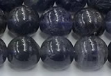 CIL128 15.5 inches 10mm round natural iolite beads wholesale