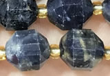 CIL130 15 inches 9*10mm faceted iolite beads wholesale