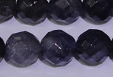 CIL33 15.5 inches 9mm faceted round natural iolite gemstone beads