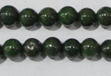 CIS01 15.5 inches 6mm round green iron stone beads wholesale