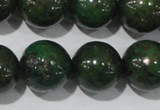 CIS04 15.5 inches 12mm round green iron stone beads wholesale