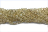 CITR03 15 inches 8mm round citrine gemstone beads