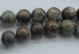 CJA02 15.5 inches 10mm round green jasper beads wholesale