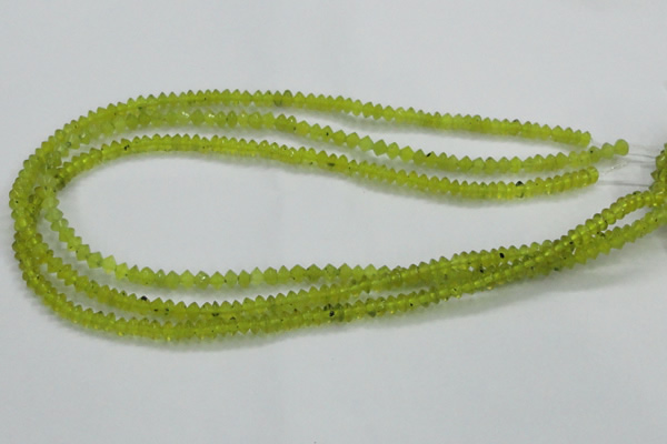 CKA10 15.5 inches 3*5mm rondelle Korean jade gemstone beads