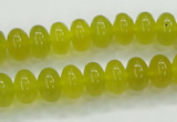 CKA11 15.5 inches 6*10mm rondelle Korean jade gemstone beads