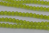 CKA201 15.5 inches 4mm round Korean jade gemstone beads