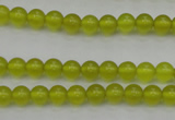 CKA202 15.5 inches 6mm round Korean jade gemstone beads