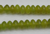 CKA214 15.5 inches 6*10mm rondelle Korean jade gemstone beads