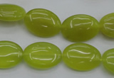 CKA246 15.5 inches 13*18mm oval Korean jade gemstone beads