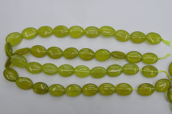 CKA247 15.5 inches 15*20mm oval Korean jade gemstone beads