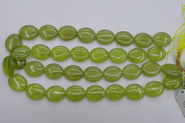 CKA248 15.5 inches 18*22mm oval Korean jade gemstone beads