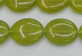 CKA249 15.5 inches 18*22mm oval Korean jade gemstone beads