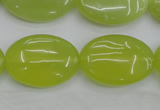 CKA250 15.5 inches 18*25mm oval Korean jade gemstone beads