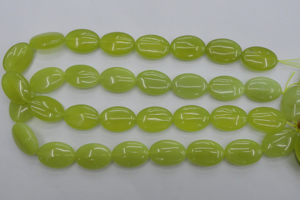 CKA250 15.5 inches 18*25mm oval Korean jade gemstone beads