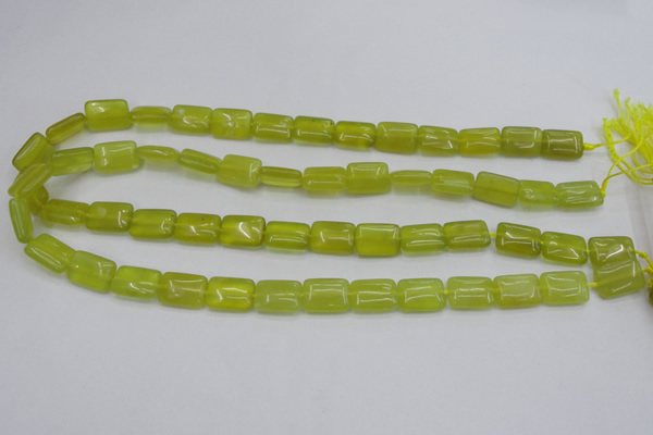 CKA260 15.5 inches 10*14mm rectangle Korean jade gemstone beads