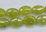 CKA33 15.5 inches 12*16mm oval Korean jade gemstone beads