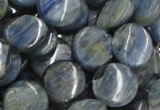 CKC03 16 inches 30mm flat round natural kyanite beads wholesale