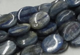 CKC09 16 inches 10*13mm flat oval natural kyanite beads wholesale