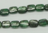 CKC106 16 inches 8*10mm rectangle natural green kyanite beads wholesale