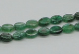 CKC109 16 inches 6*8mm oval natural green kyanite beads wholesale