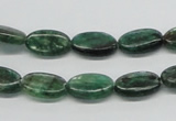 CKC111 16 inches 8*14mm oval natural green kyanite beads wholesale