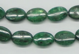 CKC112 16 inches 10*14mm oval natural green kyanite beads wholesale