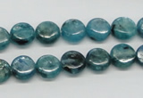 CKC21 16 inches 10mm flat round natural kyanite beads wholesale