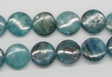 CKC22 16 inches 12mm flat round natural kyanite beads wholesale