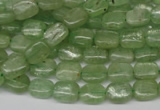 CKC259 15.5 inches 6*8mm rectangle natural green kyanite beads