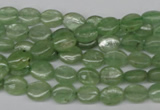 CKC265 15.5 inches 6*8mm oval natural green kyanite beads